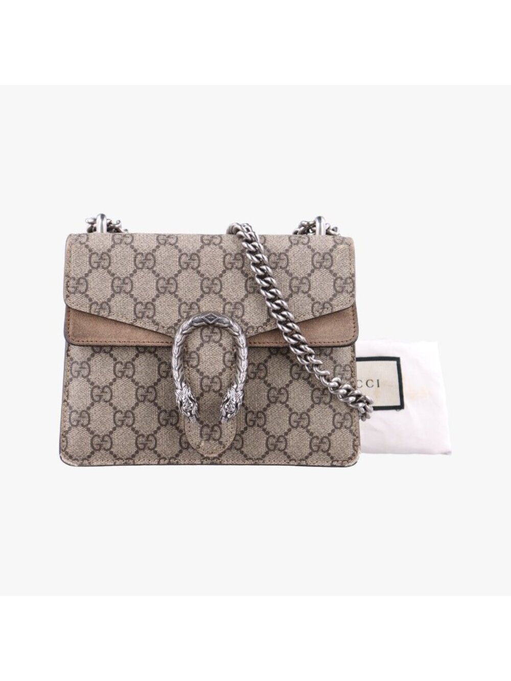 Gucci Dionysus Brown Suede Shoulder Bag